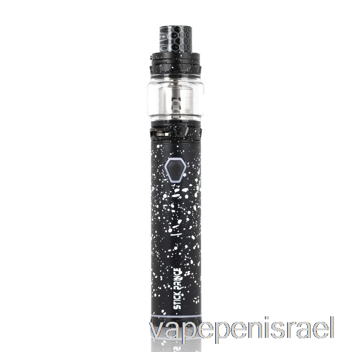 ערכת חד פעמית Vape Israel Smok Stick Prince - Tfv12 Prince שחור בסגנון עט עם ספריי לבן